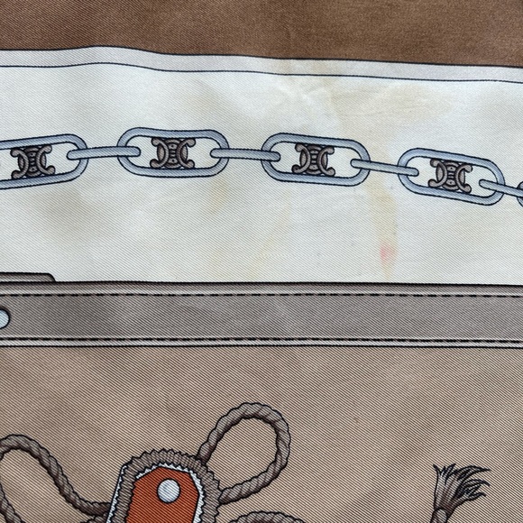 Vintage Authentic Celine Silk Scarf - Picture 5 of 7